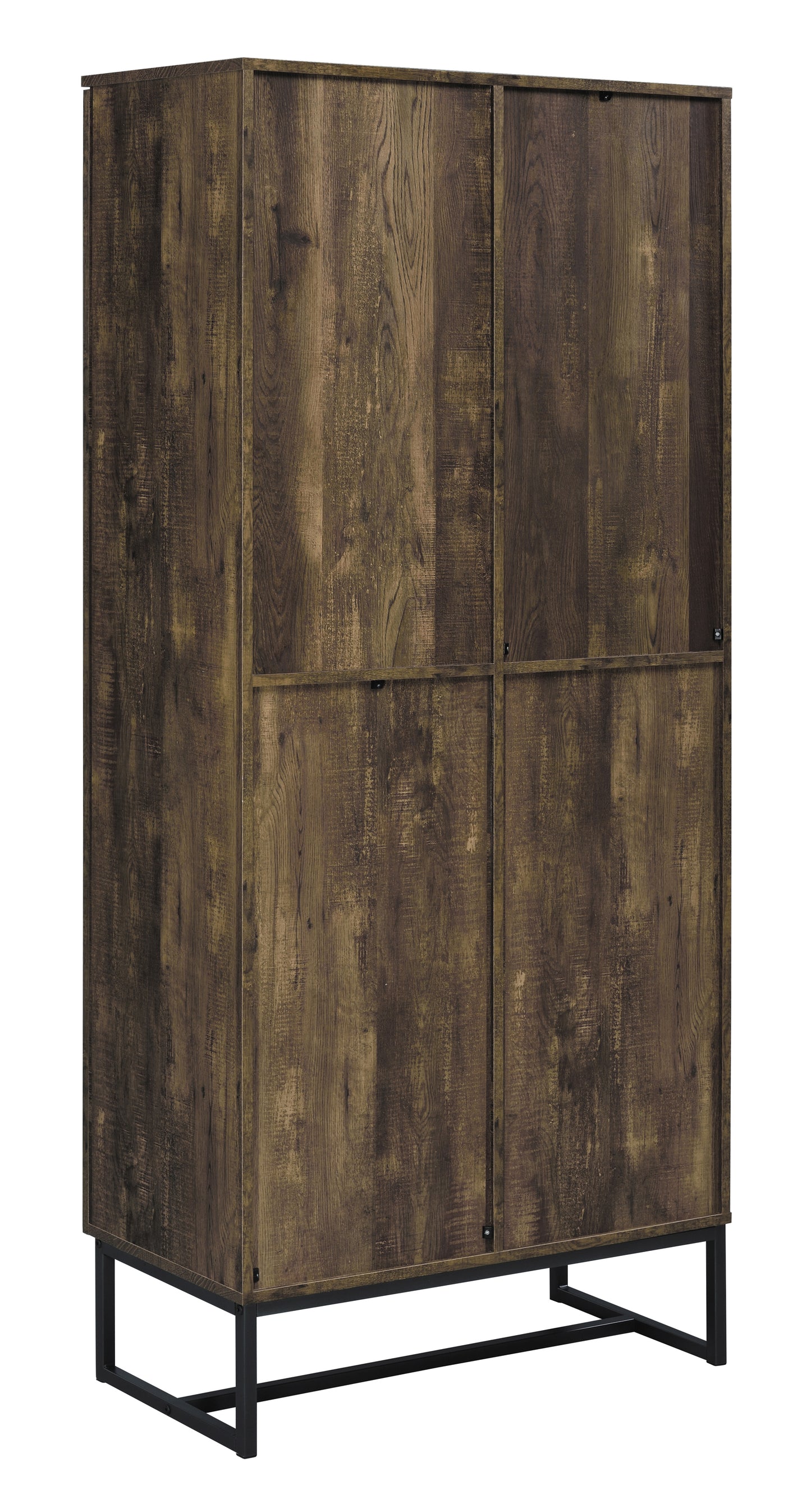 Carolyn 2-door Engineered Wood Accent Cabinet Rustic Oak