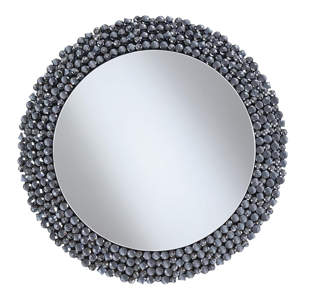 G960077 Contemporary Silver Wall Mirror - ATL FURNITURE