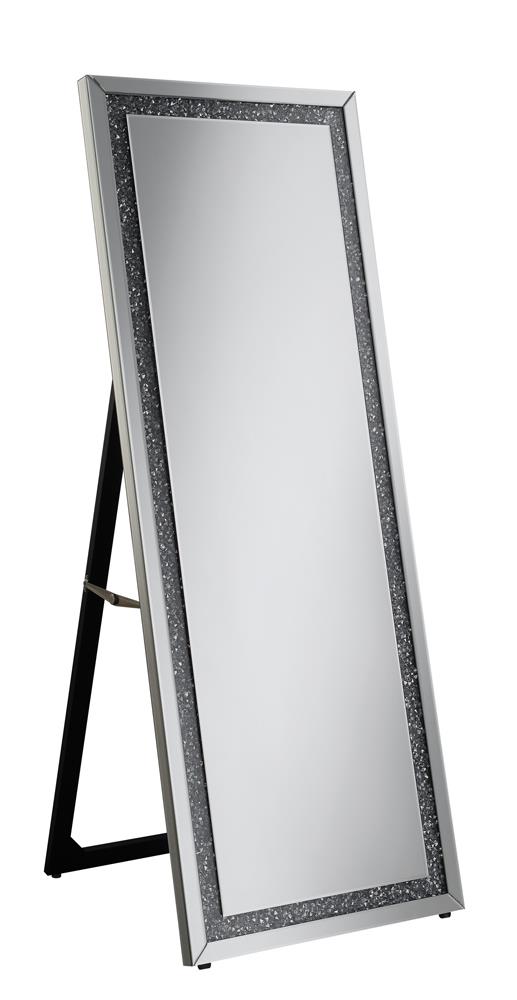 G961421 Silver Standing Cheval Mirror - ATL FURNITURE