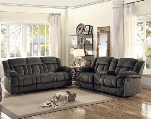 Homelegance - Laurelton Chocolate 2 Piece Sofa Set - 9636-3-2 - ATL FURNITURE