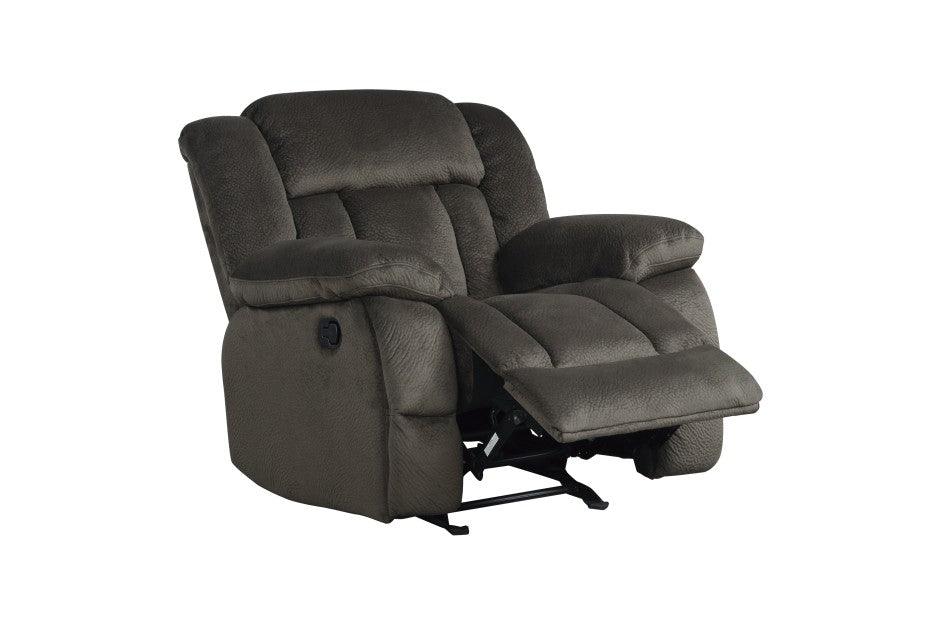 Homelegance - Laurelton Chocolate Glider Reclining Chair - 9636-1 - ATL FURNITURE