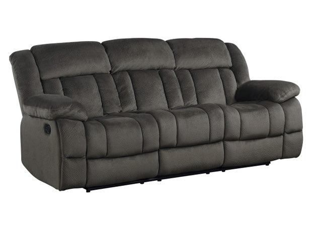 Homelegance - Laurelton Chocolate Double Reclining Sofa - 9636-3 - ATL FURNITURE