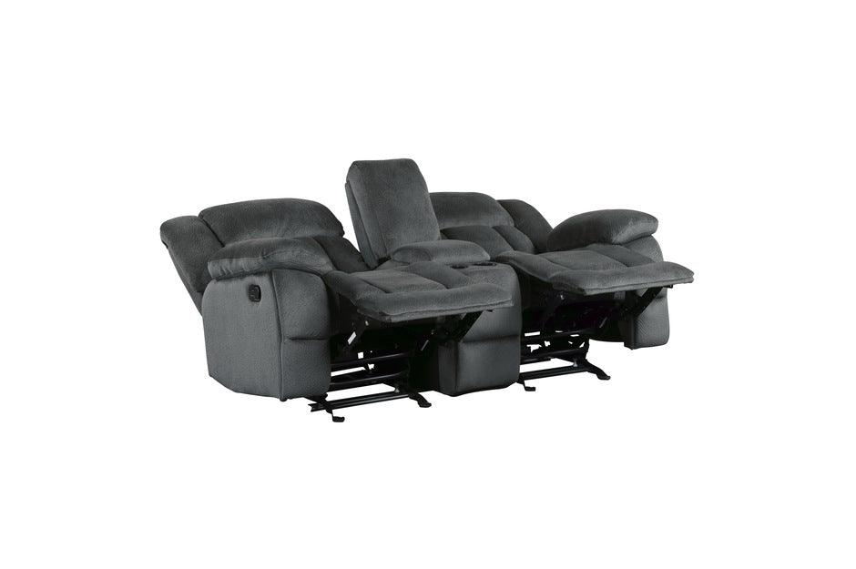 Homelegance - Laurelton Charcoal Double Reclining Sofa - 9636Cc-3 - ATL FURNITURE