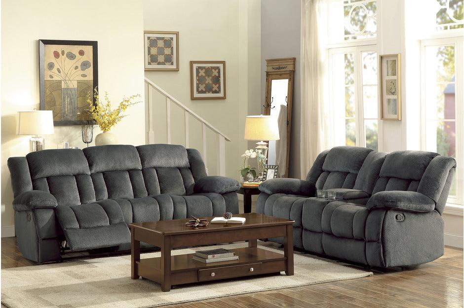 Homelegance - Laurelton Charcoal Glider Reclining Chair - 9636Cc-1 - ATL FURNITURE