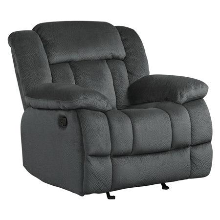 Homelegance - Laurelton Charcoal Glider Reclining Chair - 9636Cc-1 - ATL FURNITURE