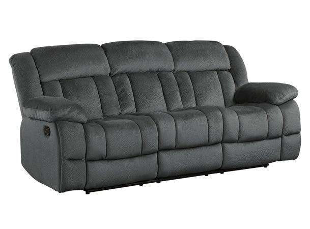 Homelegance - Laurelton Charcoal Double Reclining Sofa - 9636Cc-3 - ATL FURNITURE