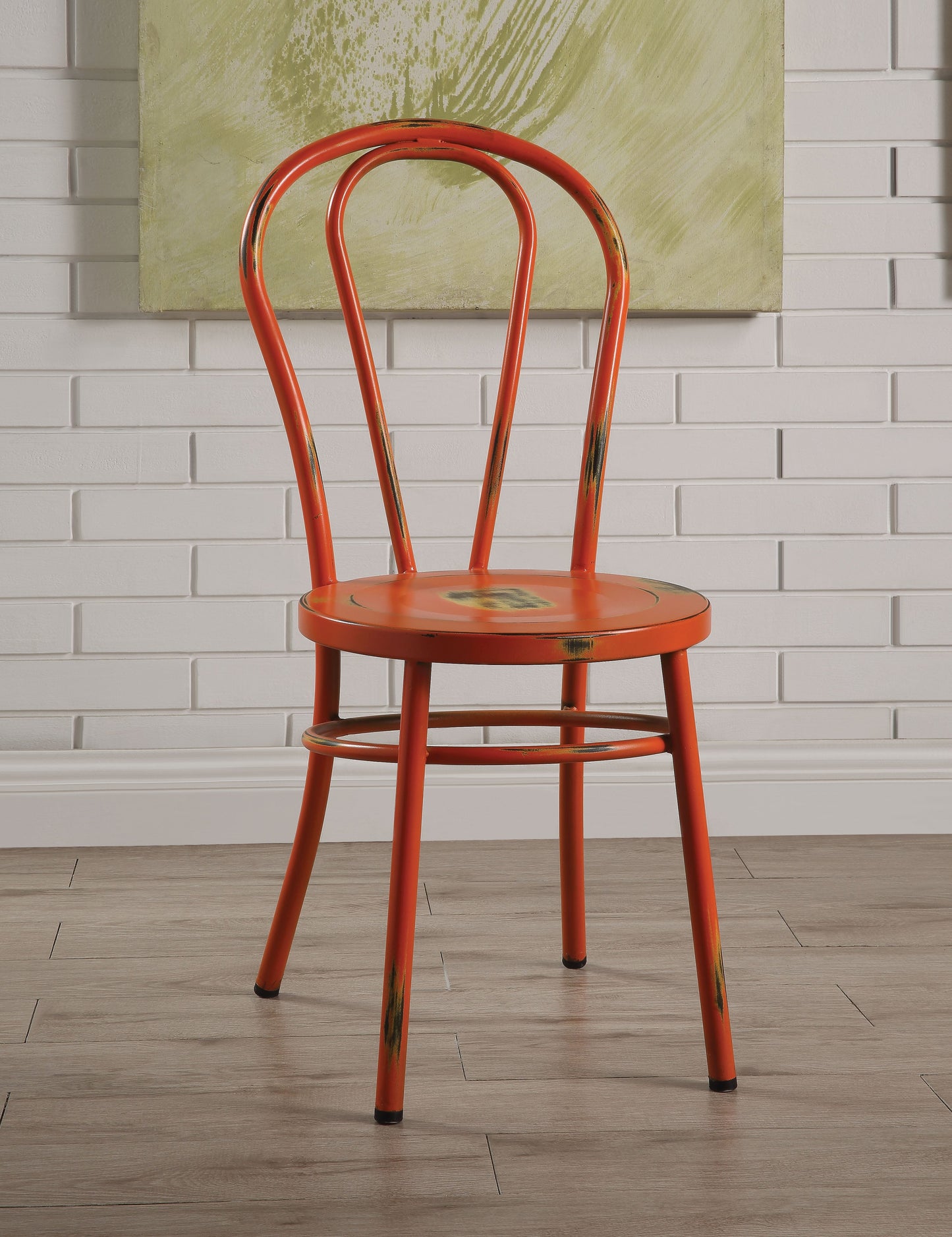 Jakia Antique Orange Side Chair - ATL FURNITURE