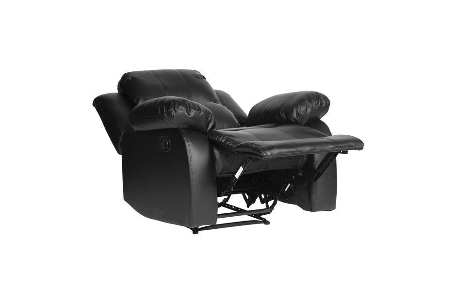 Homelegance - Granley Black Recliner Chair - 9700Blk-1 - ATL FURNITURE