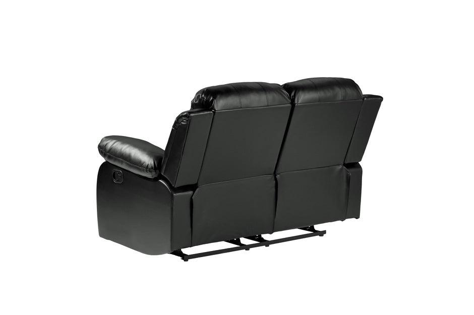 Homelegance - Granley Black Double Reclining Love Seat - 9700Blk-2 - ATL FURNITURE