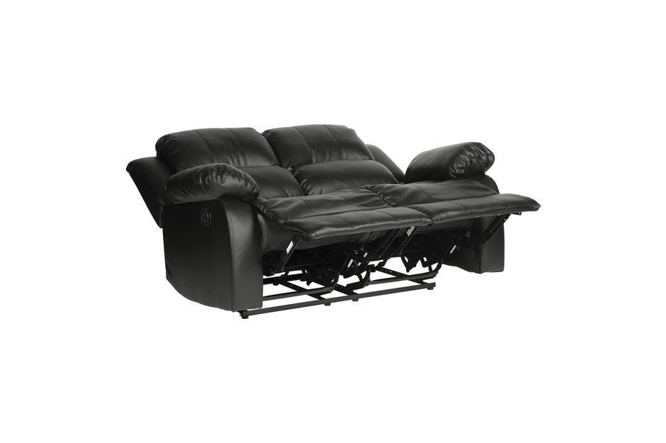 Homelegance - Granley Black Double Reclining Love Seat - 9700Blk-2 - ATL FURNITURE