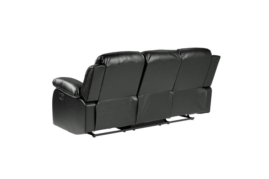 Homelegance - Granley Black Double Reclining Sofa - 9700Blk-3 - ATL FURNITURE