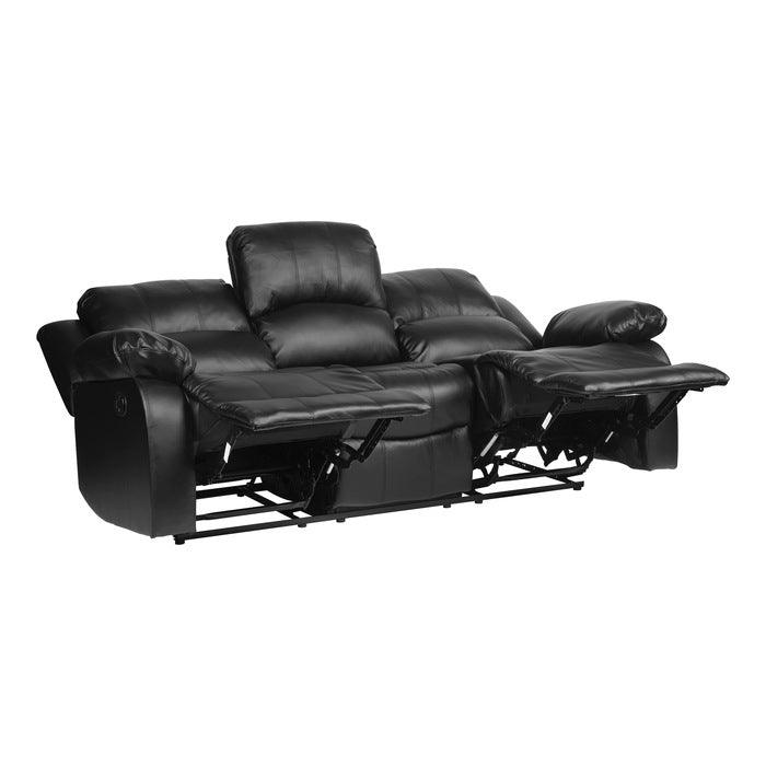 Homelegance - Granley Black 3 Piece Living Room Set - 9700Blk-3-2-1 - ATL FURNITURE