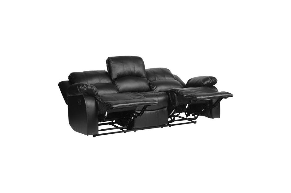 Homelegance - Granley Black 2 Piece Sofa Set - 9700Blk-3-2 - ATL FURNITURE