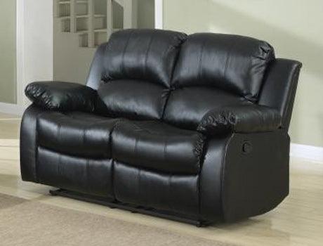 Homelegance - Granley Black Double Reclining Love Seat - 9700Blk-2 - ATL FURNITURE