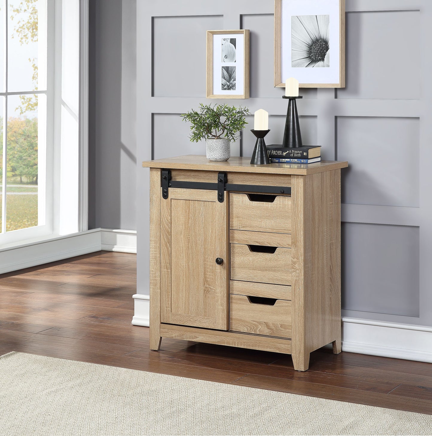 Ambrose Natural Console Table - ATL FURNITURE