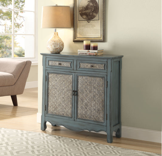 Winchell Antique Blue Console Table - ATL FURNITURE