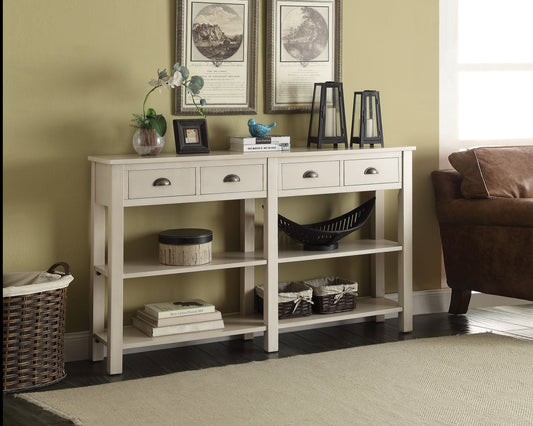 Galileo Cream Console Table - ATL FURNITURE