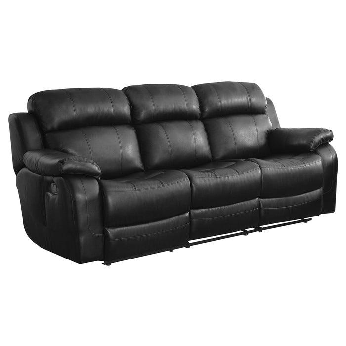 Homelegance - Marille Black 2 Piece Sofa Set - 9724Blk-3-2 - ATL FURNITURE