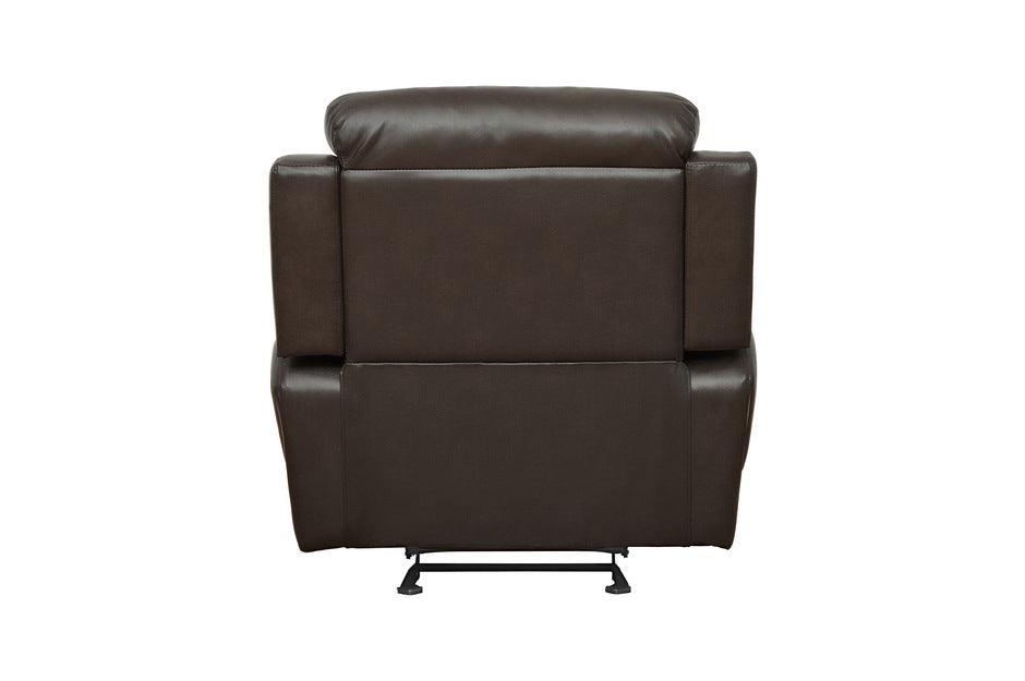 Homelegance - Marille Dark Brown Glider Reclining Chair - 9724Brw-1 - ATL FURNITURE