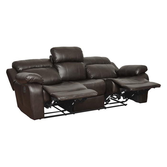 Homelegance - Marille Dark Brown 3 Piece Living Room Set - 9724Brw-3-2-1 - ATL FURNITURE