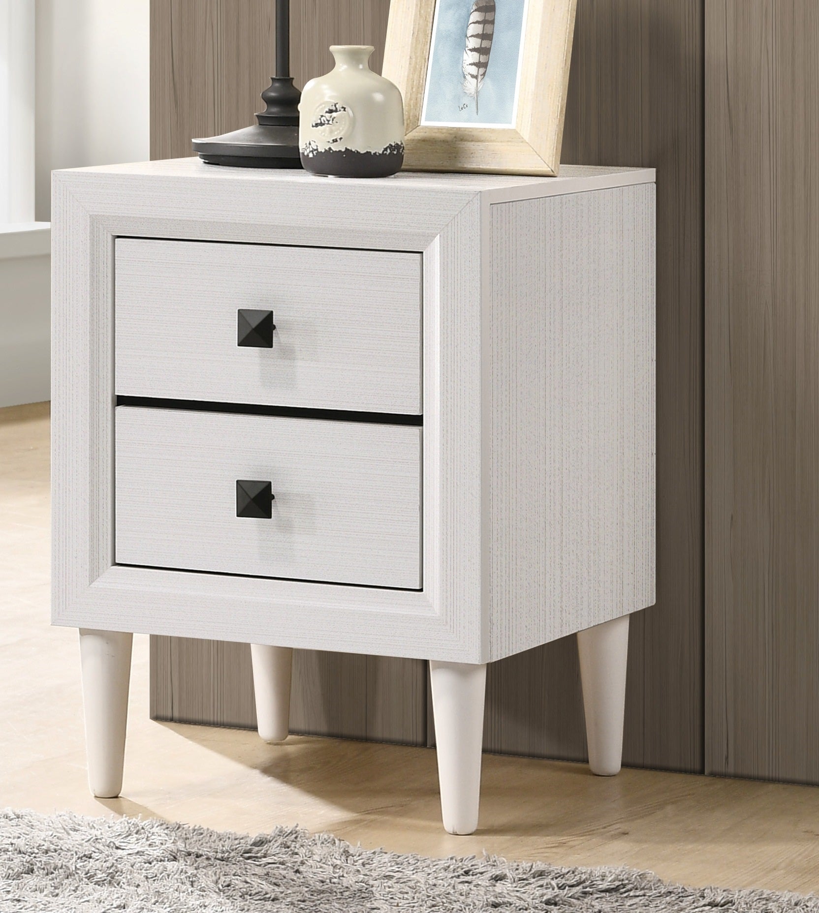 Oaklee White Accent Table - ATL FURNITURE