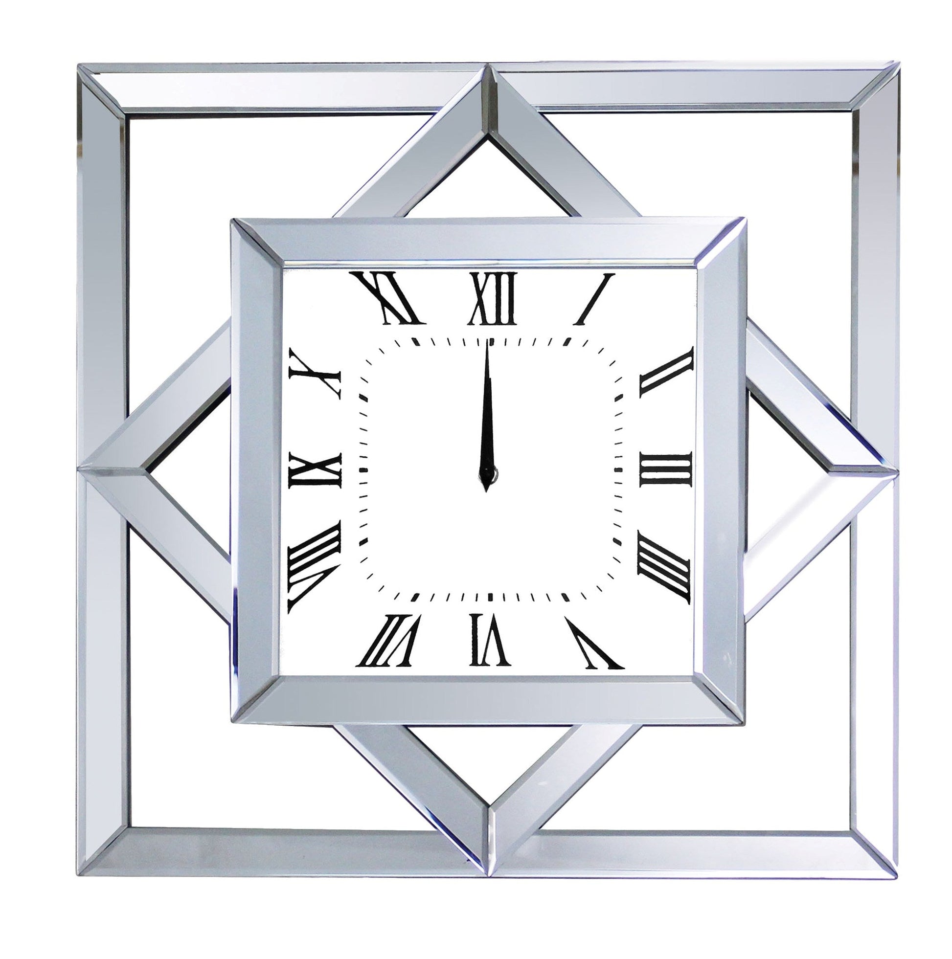 Mhina Mirrored Wall Clock - ATL FURNITURE