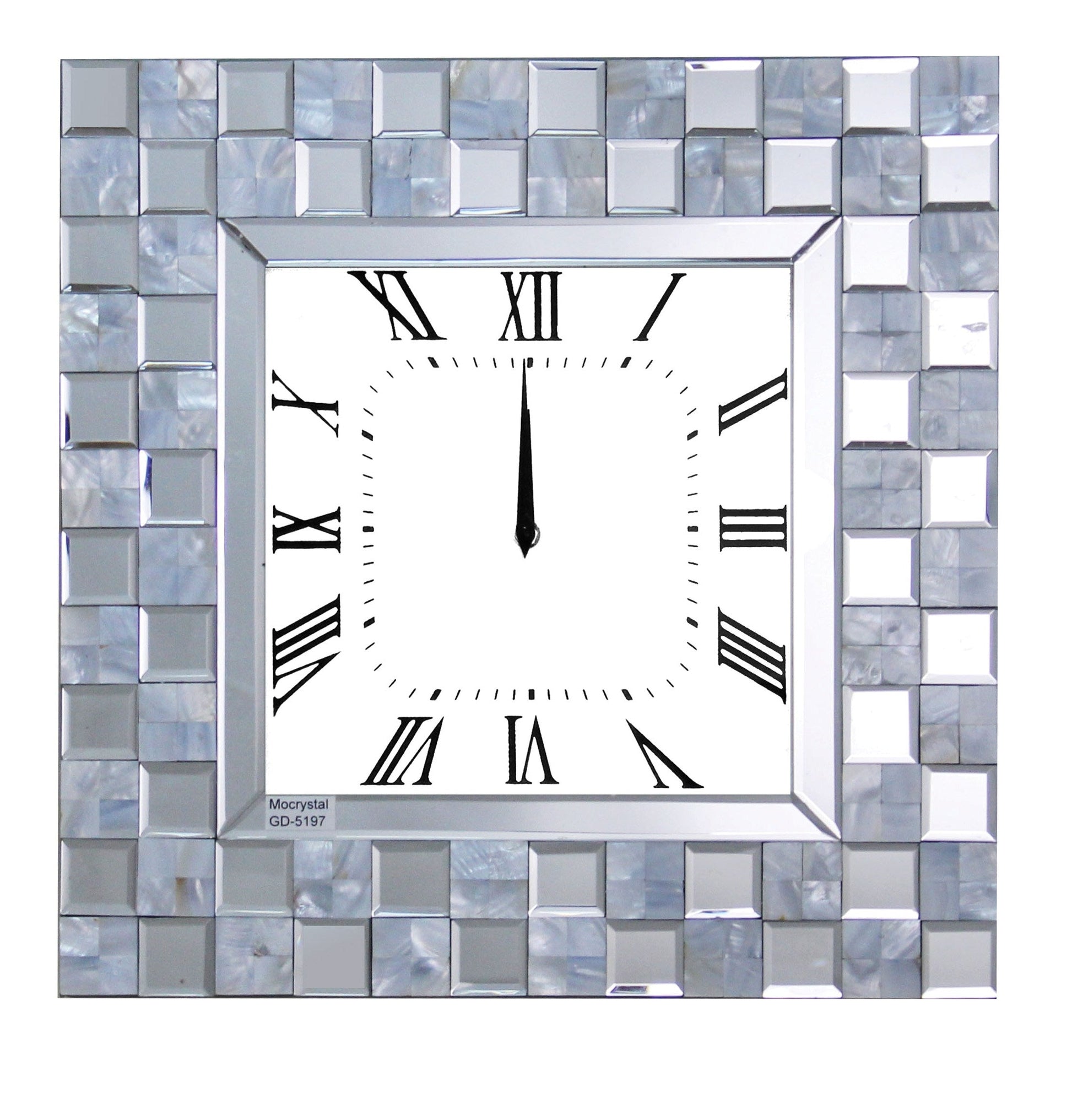 Nasa Mirrored Wall Clock - ATL FURNITURE