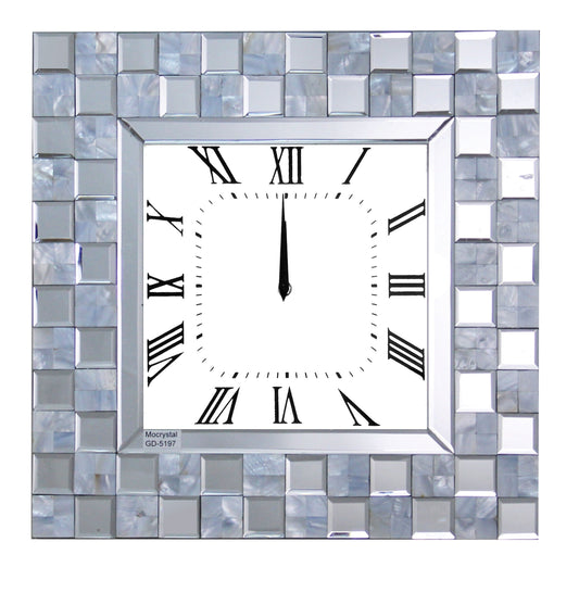 Nasa Mirrored Wall Clock - ATL FURNITURE