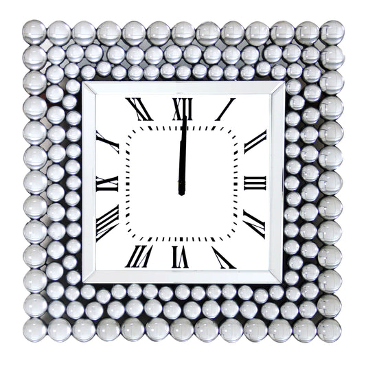 Bione Mirrored Wall Clock - ATL FURNITURE