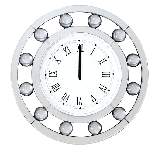 Boffa Mirrored Wall Clock - ATL FURNITURE