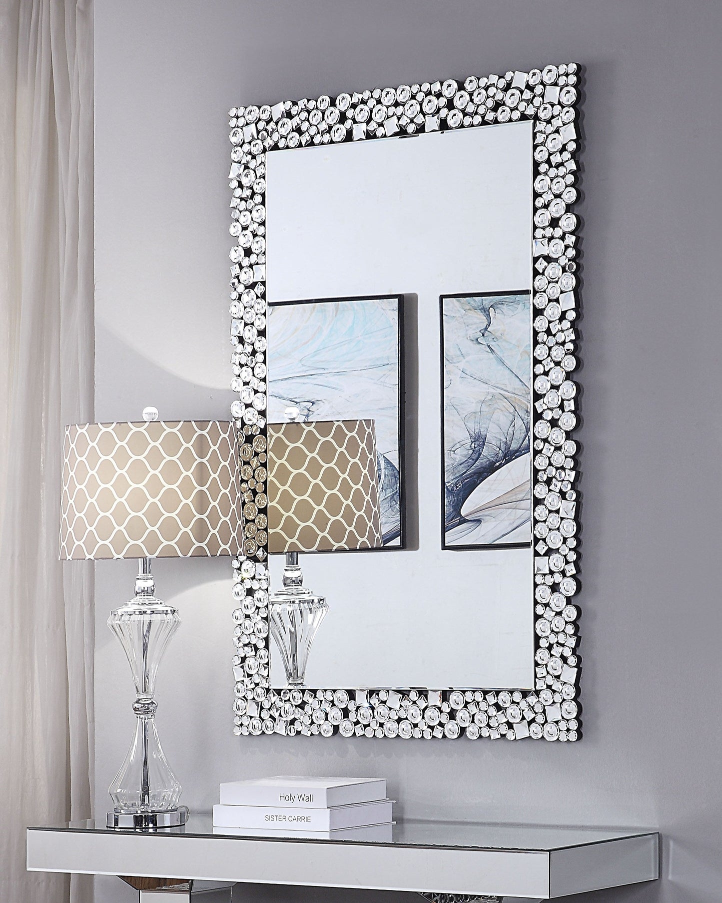 Kachina Mirrored & Faux Gems Wall Decor - ATL FURNITURE