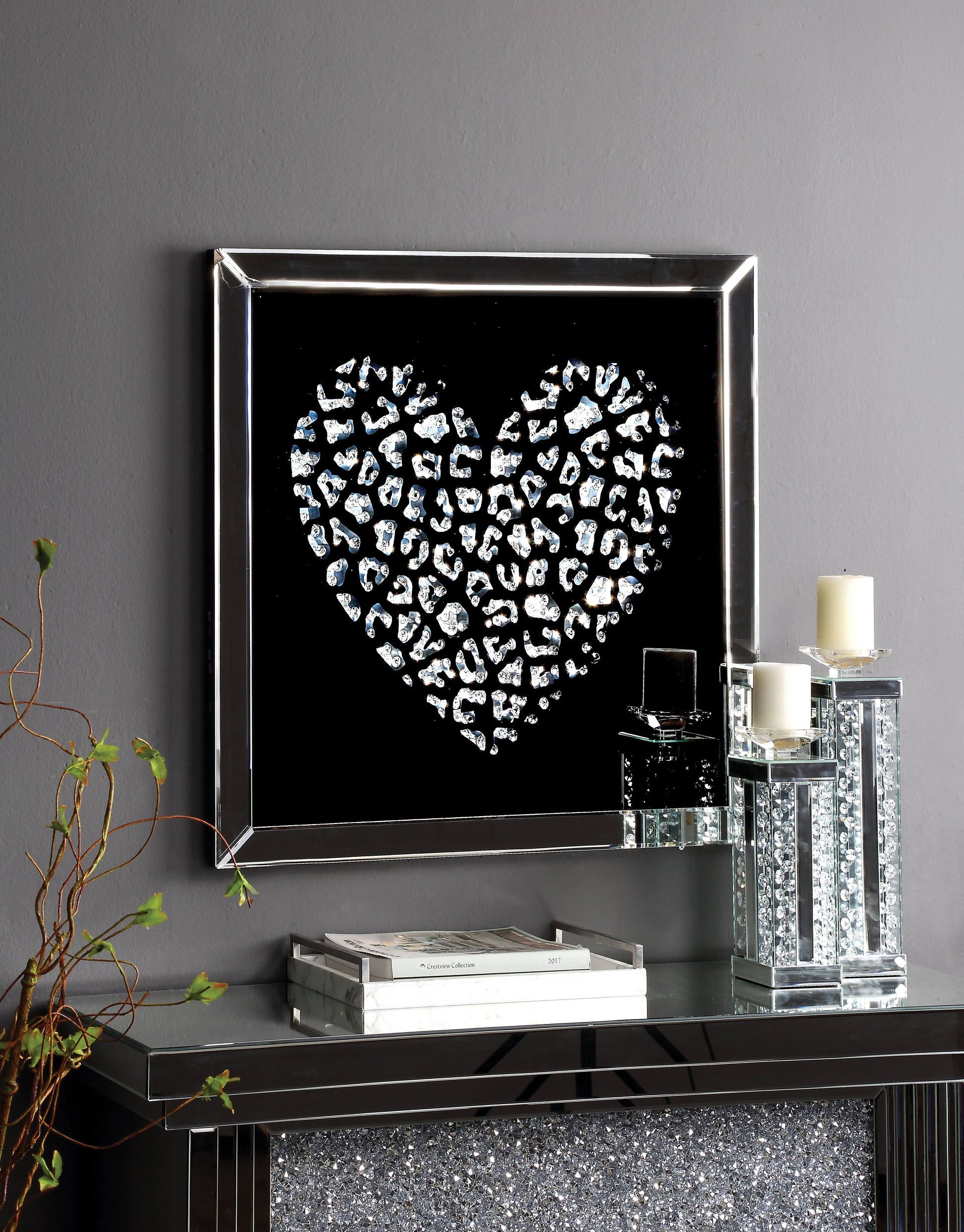 Talisha Mirrored Wall Art - ATL FURNITURE