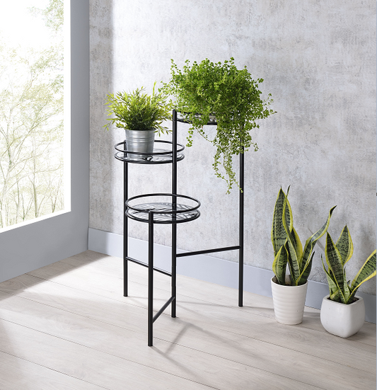 Namid Black Plant Stand - ATL FURNITURE