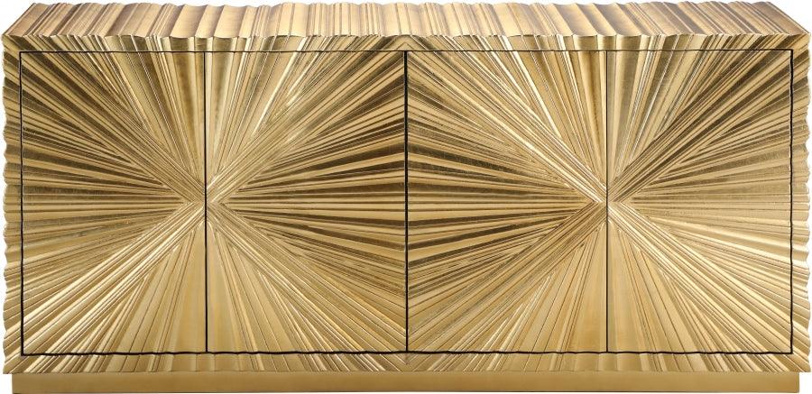 Meridian Furniture - Golda Sideboard-Buffet In Gold - 324 - ATL FURNITURE