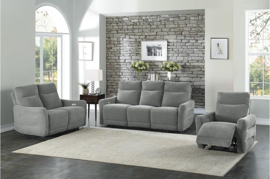 Homelegance - Edition Power Double Lay Flat Reclining Loveseat With Power Headrests - 9804Dv-2Pwh - ATL FURNITURE