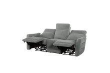 Homelegance - Edition Power Double Lay Flat Reclining Sofa With Power Headrests - 9804Dv-3Pwh - ATL FURNITURE