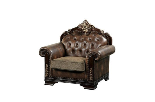 Homelegance - Croydon Brown Chair - 9815-1 - ATL FURNITURE