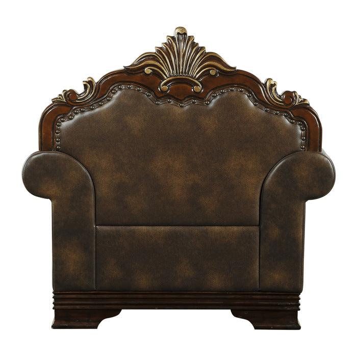Homelegance - Croydon Brown Chair - 9815-1 - ATL FURNITURE