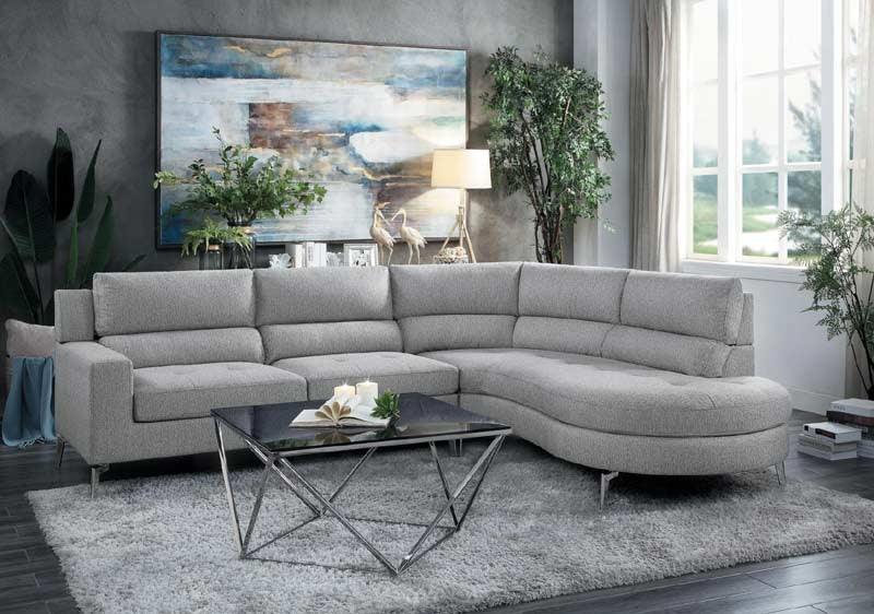 Homelegance - Bonita Sectional - 9879Gy-Sc - ATL FURNITURE