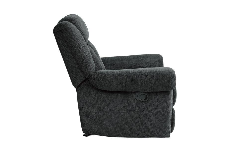 Homelegance - Nutmeg Charcoal Glider Reclining Chair - 9901Cc-1 - ATL FURNITURE