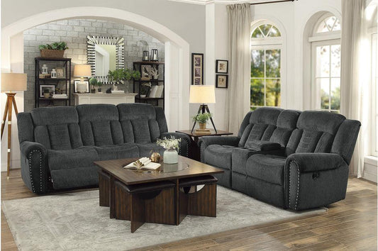 Homelegance - Nutmeg Charcoal 2 Piece Sofa Set - 9901Cc-3-2 - ATL FURNITURE