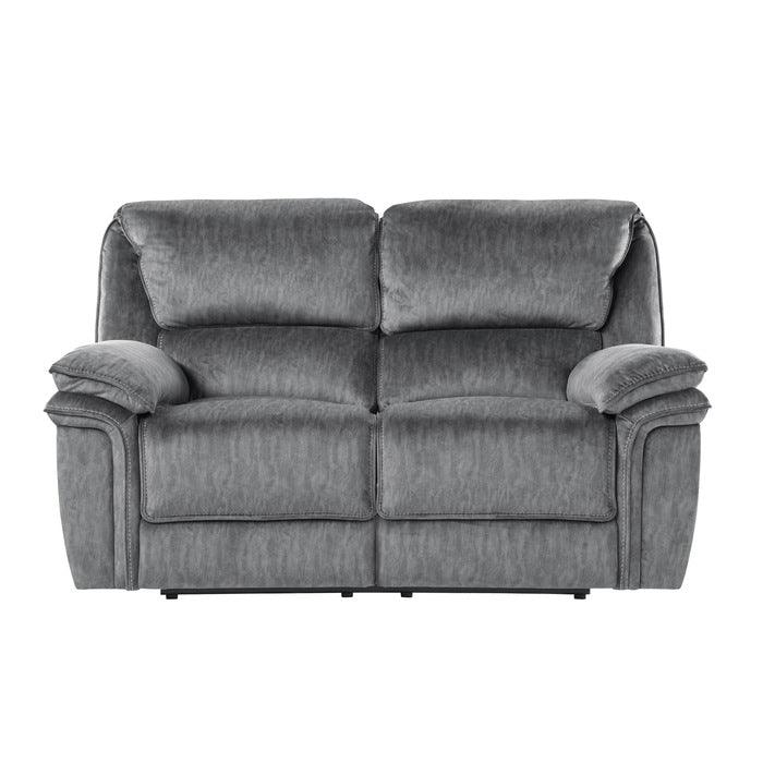 Homelegance - Muirfield Double Reclining Love Seat In Gray - 9913-2Wc - ATL FURNITURE