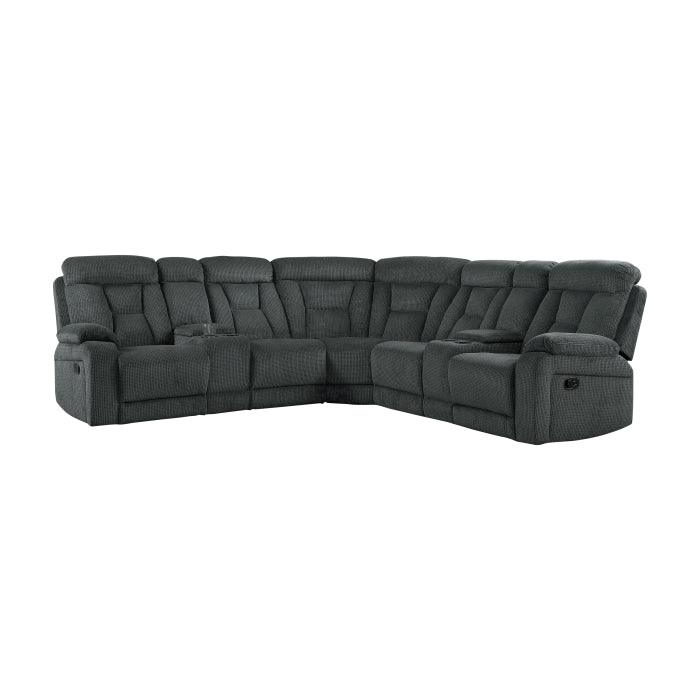 Homelegance - Rosnay Gray 3 Piece Sectional - 9914-Sc - ATL FURNITURE