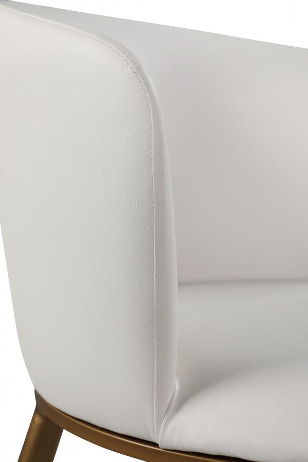 Meridian Furniture - Skylar Faux Leather Dining Chair Set Of 2 In White - 965White-C - ATL FURNITURE