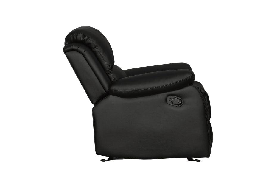 Homelegance - Clarkdale Black Glider Reclining Chair - 9928Blk-1 - ATL FURNITURE