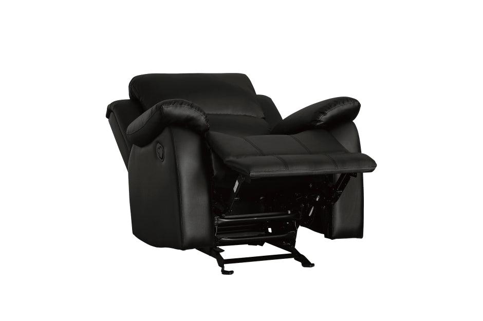 Homelegance - Clarkdale Black Glider Reclining Chair - 9928Blk-1 - ATL FURNITURE