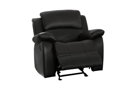 Homelegance - Clarkdale Black Glider Reclining Chair - 9928Blk-1 - ATL FURNITURE