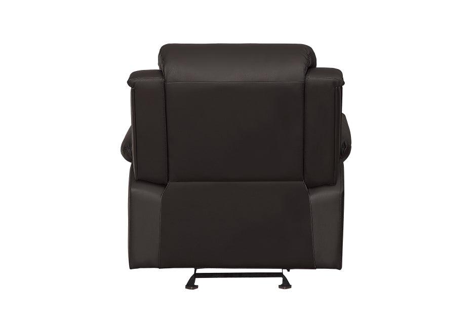 Homelegance - Clarkdale Dark Brown Glider Reclining Chair - 9928Dbr-1 - ATL FURNITURE