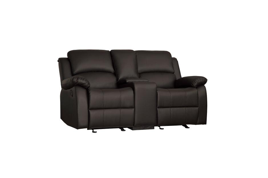 Homelegance - Clarkdale Dark Brown 2 Piece Sofa Set - 9928Dbr-3-2 - ATL FURNITURE