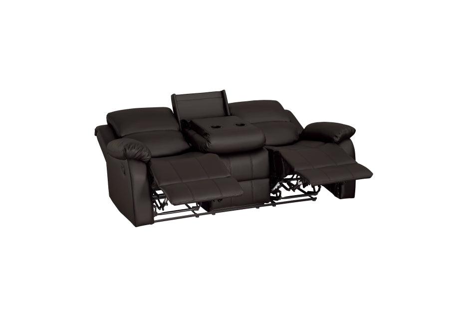 Homelegance - Clarkdale Dark Brown 2 Piece Sofa Set - 9928Dbr-3-2 - ATL FURNITURE